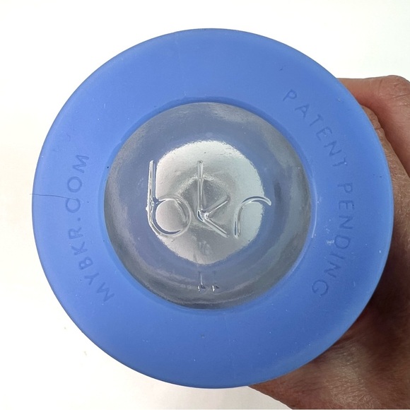 BKR Glass Water Bottle Blue 16 oz - 500ml - Picture 5 of 13